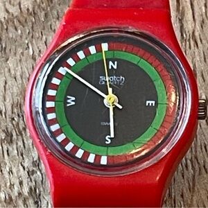 Swatch Gent 1984 GR400 Compass STRAP 7 VERY RARE early year